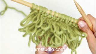 How to knit single loop knitting [upl. by Franzen]