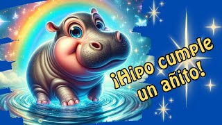 Hipo cumple un añito 🎂 Canción infantil  Canciones para niños pequeños [upl. by Rhpotsirhc]