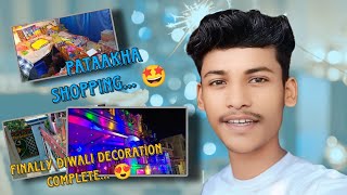 Hamari Diwali Lighting Complete 🤩diwali lighting [upl. by Kcirddor]