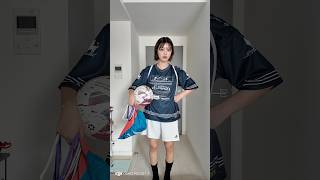 試合の日のリアルな鞄の中身紹介、盛りブラは必須サッカー女子サッカー女子サッカー準備 [upl. by Baldridge]