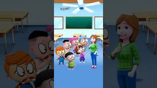 There was an earthquake in Chinkis school🏫shorts cartoon [upl. by Viviana]