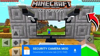 🔥Security Camera Mod For Minecraft Pe 120Best Security addon [upl. by Gudrun323]