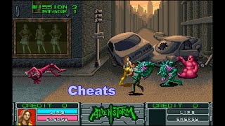 Alien Storm Série Cheats Sega Arcade [upl. by Yrrot826]