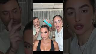 Khloe’s styling team is iconic 😂 celebritynews kardashians beauty [upl. by Salomi]