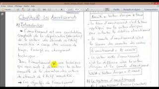 Comptabilité générale S2 quot les Amortissements partie 1 quot [upl. by Dodie]