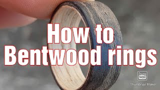 How to Bentwood rings wrapping the outside [upl. by Aubarta480]