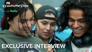 Interview with Sterlin Harjo Taika Waititi and Devery Jacobs of Reservation Dogs  TCA  FX [upl. by Ansev84]