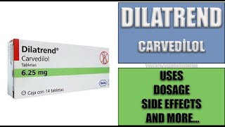 DILATREND Carvedilol  Uses Dosage Side Effects and more health viral sideeffects [upl. by Ibbie717]