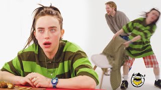 Billie Eilish THROWS A CHAIR After Intense Interview With FINNEAS [upl. by Yleak]