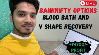 ₹4700 Profit  Banknifty Options  Live Trading  Shape Recovery Trade  ​⁠tradingjackk [upl. by Xella21]