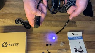 KZYEE HD Endoskopkamera WIFI Inspektionskamera Kabellose Wasserdichte Kamera unboxing und Anleitung [upl. by Kcirddor311]