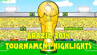 WORLD CUP 2014 HIGHLIGHTS by 442oons Brazil 2014 World Cup Review Compilation Clips [upl. by Ereveneug]