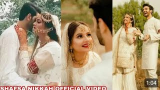 Hafsa Khan and Shaheer Khan Nikkah Tiktoker Shaheer khan vlogs [upl. by Mogerly]