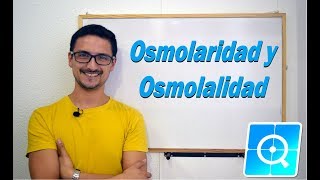 Cálculos Osmolaridad y Osmolalidad La mejor explicación [upl. by Arenat]