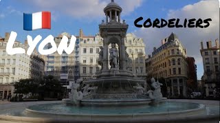 Lyon CORDELIERS FRANCE 4K walking tour [upl. by Ainolopa]