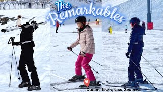 Her FIRST TIME Skiing  The Remarkables Queenstown New Zealand  Core Memory [upl. by Graces238]