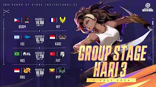 ID Honor of Kings Invitational Season 2 Group Stage Hari 3  Pertarungan Epik [upl. by Britton]