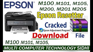 EpsonM205 M100 M105 M205 M201 M101 resetter adjproCracked adjproexe winrar file [upl. by Zingale844]