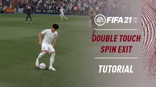 FIFA 21 Double Touch Spin Exit  SKILLS TUTORIAL [upl. by Jocelyn]