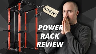 Product Review  RitFit PPC03 Power Cage With Cable CrossoverCheap But BIG Feature System [upl. by Otsirc966]