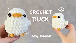 Beginner tutorial How to Crochet amigurumi DUCK [upl. by Nek]