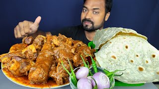 SPICY MUTTON ROGAN JOSH ROMALI ROTI MUTTON GRAVY CHILI MUKBANG ASMR EATING SHOW BIG BITES [upl. by Teodoor32]