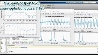 The FIR filter design The realization of Optimized Equiripple Method by Matlab [upl. by Udelle]