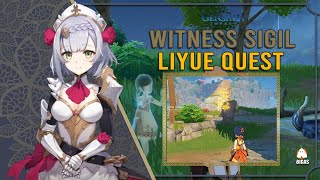 Genshin Impact  Witness Sigil Liyue Harbor Quest Guide [upl. by Studdard924]