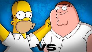 Homer Simpson vs Peter Griffin Épicas Batallas de Rap del Frikismo  Keyblade ft Zarcort [upl. by Nit559]