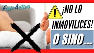 Tratamiento para ESGUINCE DE TOBILLO  INMOVILIZAR o NO  ❌ CONSEJOS para evitar RECAÍDAS [upl. by Hynes]