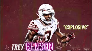 TREY BENSON rookie profile  “Explosive” [upl. by Yroc]