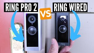 Ring Wired vs Ring Pro 2 Doorbell [upl. by Feune198]