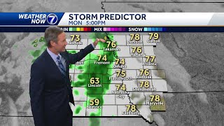 Rain this evening in and around Omaha [upl. by Irap]