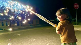 My Son PLAYS With FIREWORKS [upl. by Yellat165]