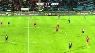 Highlights FCVEsbjerg fB 14 01112014 [upl. by Yenohtna885]