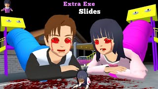 Baby Yuta Mio Haunteds in Extra Exe Slides😰 Sakura School Simulator Drama 👺 [upl. by Eleanora776]