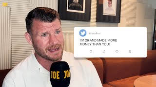 Michael Bisping reads out ANGRY DMs from Jake Paul 🤣 [upl. by Shirlene]