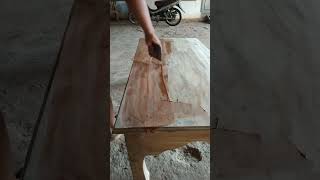 Plamir Wood filler meja ✅woodworking carpentry kerjakayu pengerjaankayu kerajinankayu [upl. by Cornelius]