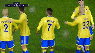 SBV Excelsior RotterdamVSVitesse PES 21 GAMEPLAY [upl. by Flanders]