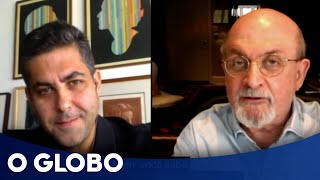 Salman Rushdie fala de liberdade de expressão racismo e de Quichotte seu novo livro [upl. by Kutzenco719]