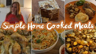 Simple amp Easy Home Cooked Meals  Plus Pumpkin Cake For Dessert  Easy amp Delicious Meals [upl. by Oicirbaf]