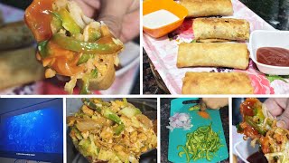 CHICKEN SPRING ROLL RECIPE 😍😋 II PARTY STATER SNACKS 👀II RESTAURANT STYLE SPRING ROLL🫔 DAILY VLOGS l [upl. by Atinav339]