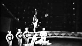 circus women acrobatic group 1965 [upl. by Akirdnas]