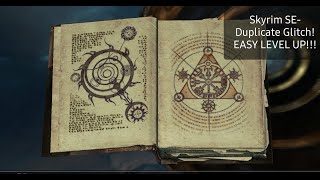 Skyrim SE  How to duplicate Oghma Infinium and easy quick level 2024 WORKS [upl. by Coralie926]