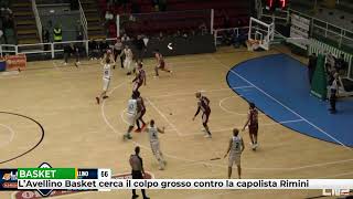 LAvellino Basket cerca il colpo grsso contro la capolista Rimini [upl. by Arahk]