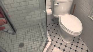 Bathroom Tour 2nd floor public restroom at a rental property [upl. by Jeritah]