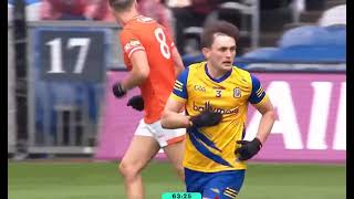 INSPIRATIONAL BRIAN STACK SCORE  ARMAGH V ROSCOMMON  2024 ALL IRELAND FOOTBALL CHAMPIONSHIP [upl. by Lledrev]