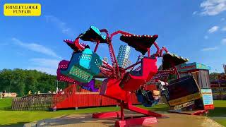 Mini Paratroopers Ride FRIMLEY Lodge Park Funfair [upl. by Alleuol946]