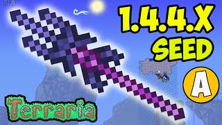 Terraria how to get DARK LANCE FAST NEW SEED for 1449 [upl. by Ear]