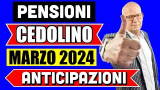 PENSIONI 👉 ANTEPRIMA CEDOLINO MARZO 2024❗️ECCO TUTTE LE NOVITÀ E COSA TROVEREMO IN ESSO [upl. by Roddie]